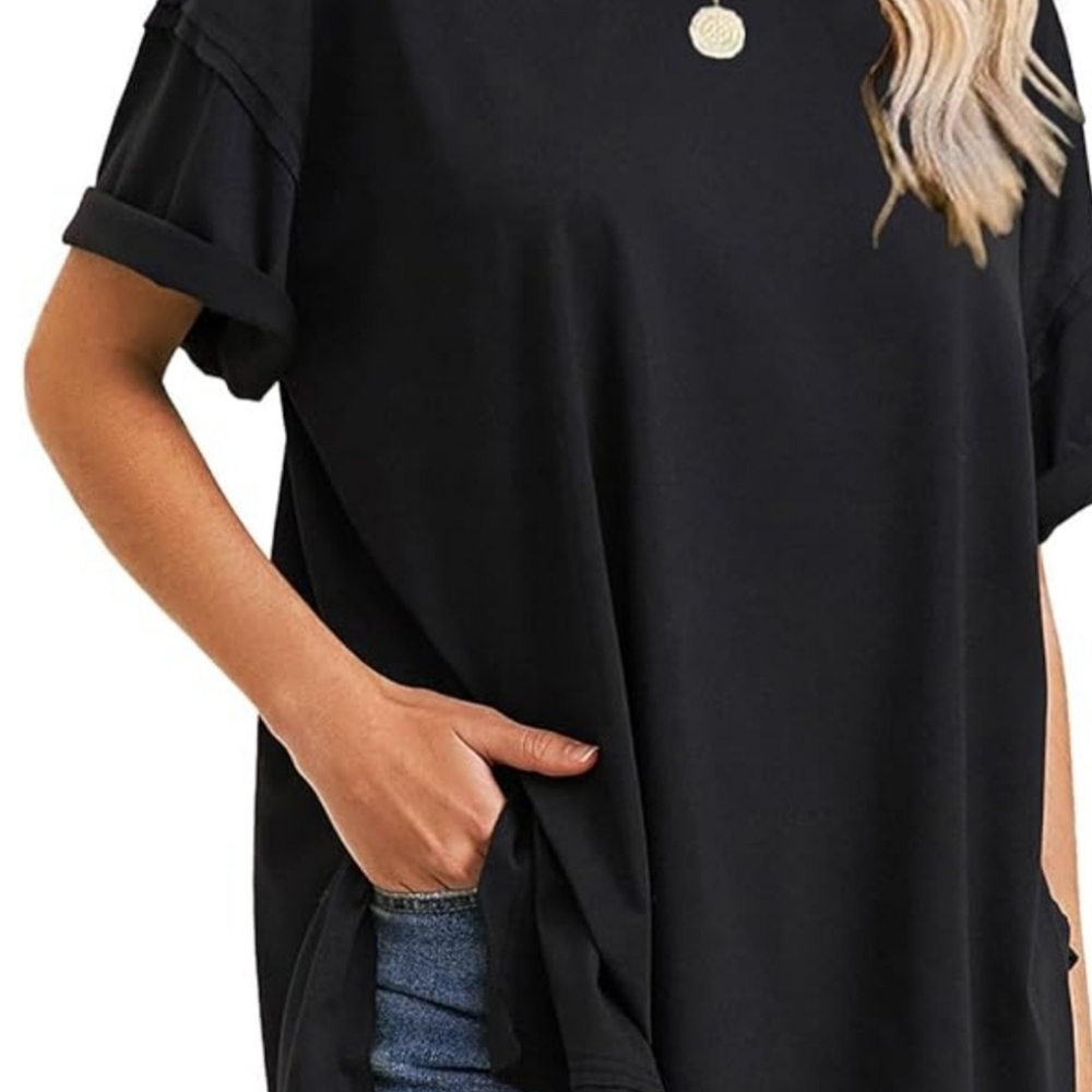 Classic Black Short Sleeve Women's Tee